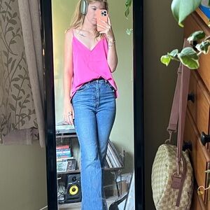 a new day hot pink slip top